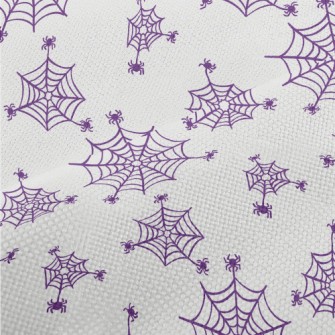 Purple Spider Web Performance Linen