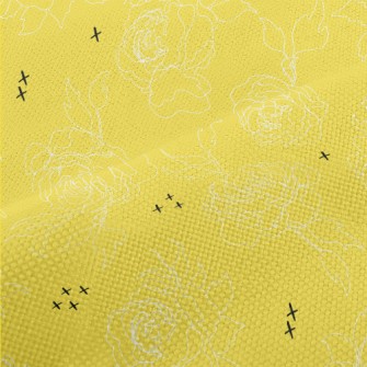 Beautiful Line Roses Performance Linen