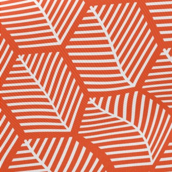 White Abstract Tree Twill