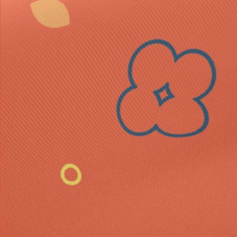 Colorful Vector Flowers Twill