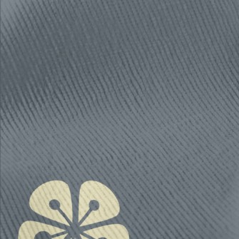 Simple Yellow Flowers Standard Corduroy