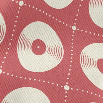 Vinyl Record Pattern Standard Corduroy