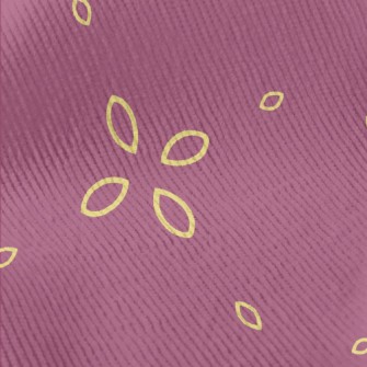 Cartoon Yellow Shape Standard Corduroy