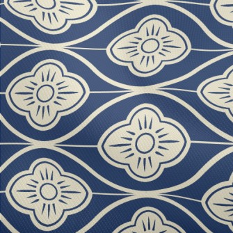 Japanese Wave Flowers Dobby