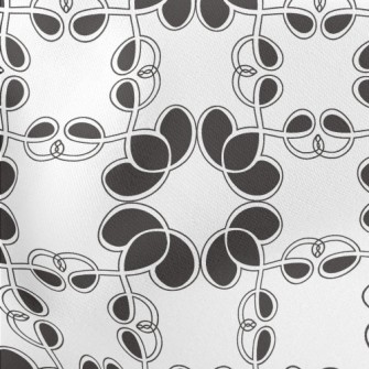 Abstract Monochrome Pattern Stretch Ponte
