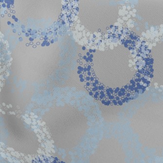 Blue Bubble Circle Stretch Ponte