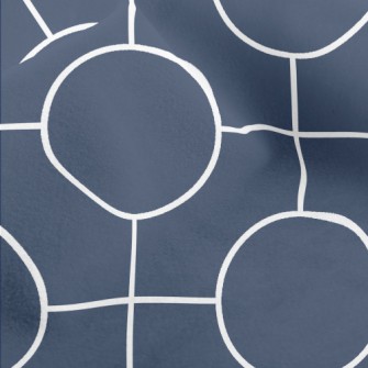 Simple Circles And Squares Micro Fleece