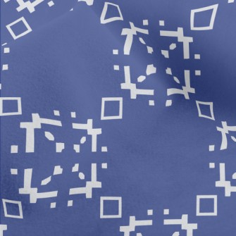 Abstract Mosaic Pattern Micro Fleece