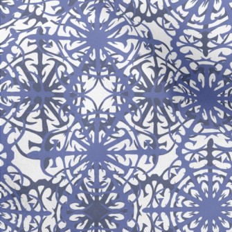 Complex Snowflake Pattern Micro Fleece