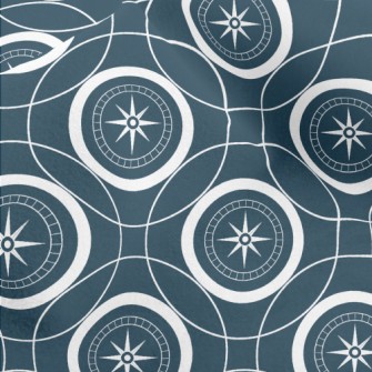 Compass And Circle Micro Fleece