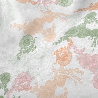 Colorful Lace Plants Minky