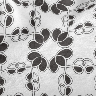 Abstract Monochrome Pattern Minky