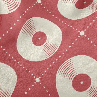 Vinyl Record Pattern Minky