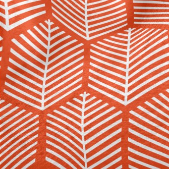 White Abstract Tree Minky