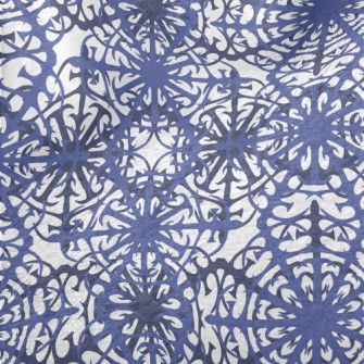 Complex Snowflake Pattern Minky