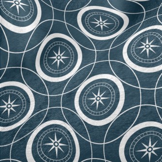 Compass And Circle Minky