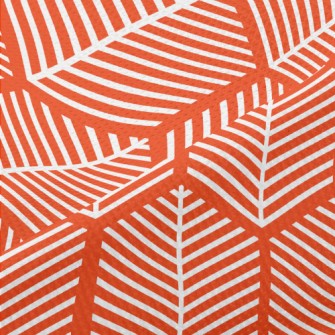 White Abstract Tree Piqué