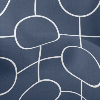 Simple Circles And Squares Lightweight Performance Linen