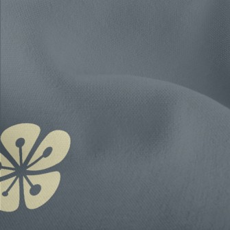 Simple Yellow Flowers Lightweight Performance Linen