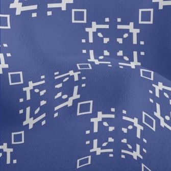 Abstract Mosaic Pattern Lightweight Performance Linen