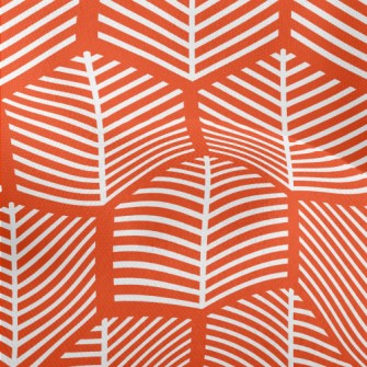 White Abstract Tree Lightweight Performance Linen