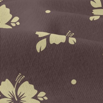 Tropical Flowers Silhouettes Modern Jersey