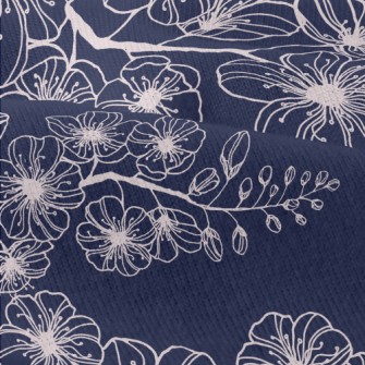 Spring Hand Drawn Cherry Bloss Modern Jersey