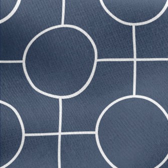 Simple Circles And Squares Jersey Backed Fleece