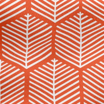 White Abstract Tree Jersey Backed Fleece