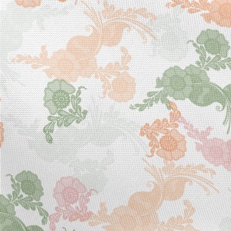 Colorful Lace Plants Pongee