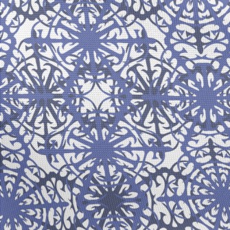 Complex Snowflake Pattern Pongee
