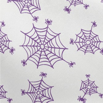 Purple Spider Web Pongee