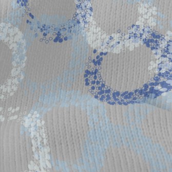 Blue Bubble Circle Stretch Jersey