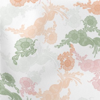 Colorful Lace Plants Lightweight Cotton Poplin