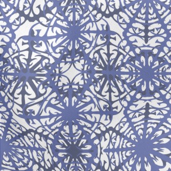 Complex Snowflake Pattern Lightweight Cotton Poplin