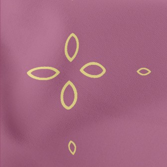 Cartoon Yellow Shape Lightweight Cotton Poplin