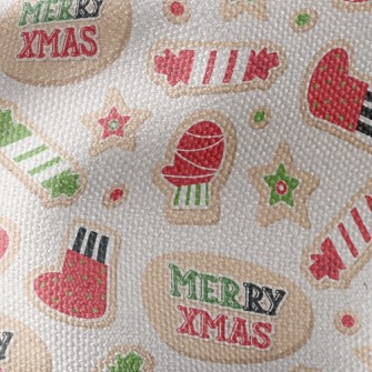 Christmas Cookies Waterproof Canvas