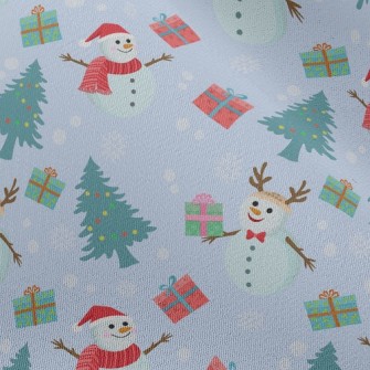 Reindeer Snowman Chiffon