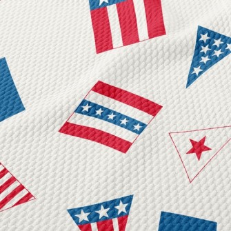 American Flag Birdseye Piqué