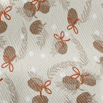 Christmas Pinecones Standard Corduroy