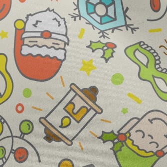 Christmas Doodle Chiffon