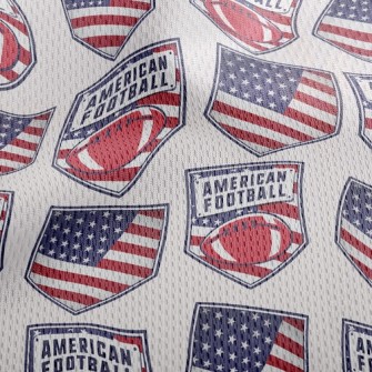 American Football Athletic Mesh Flat Back