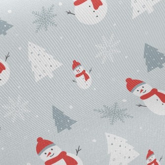 Snowman In Winter Twill