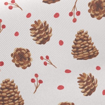 Cute Pine Cones Twill