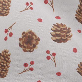 Cute Pine Cones Chiffon