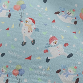 Funny Snowman Chiffon