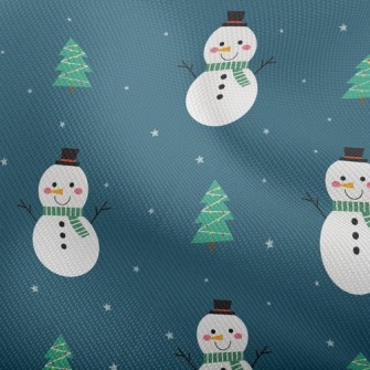 Green Scarf Snowman Dobby