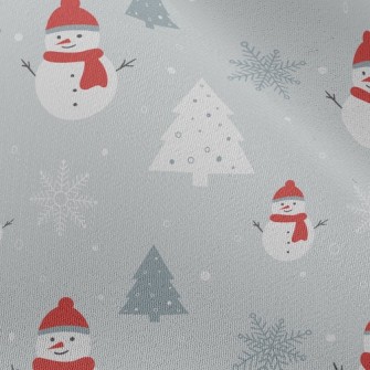 Snowman In Winter Chiffon