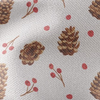 Cute Pine Cones Waterproof Canvas