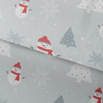 Snowman In Winter Waterproof Oxford